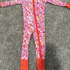 Colorful Kids One Piece Pajama little Sleepies zippy